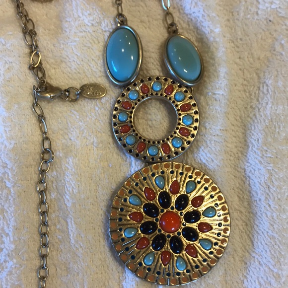Lia Sophia turquoise/tangerine set. - Picture 4 of 4